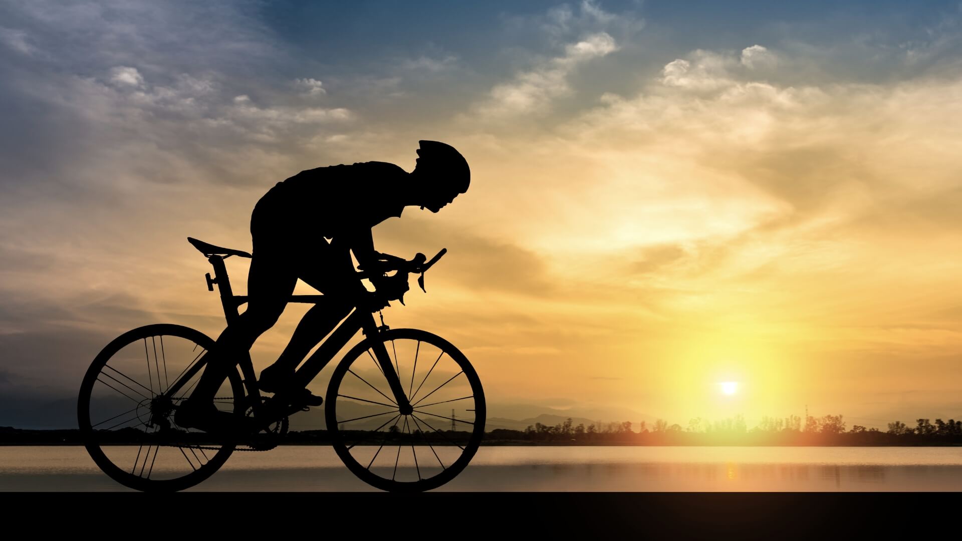 ciclismo atardecer bikelan eibar